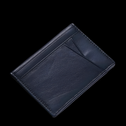 Noir&Blanc Souverain Compact – Minimalist Card Holder