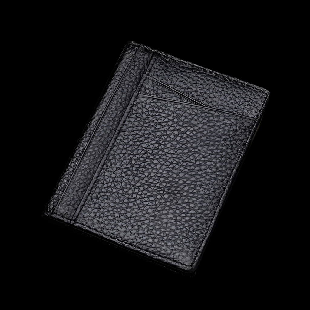 Noir&Blanc Souverain Compact – Minimalist Card Holder