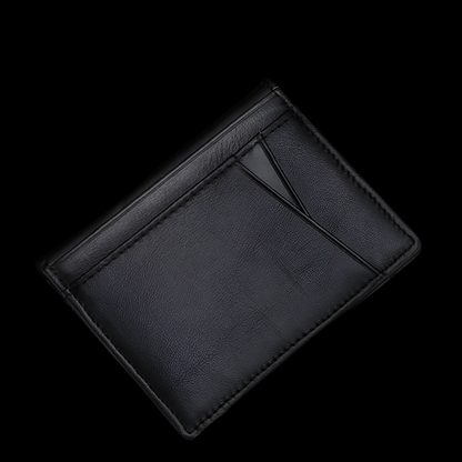 Noir&Blanc Souverain Compact – Minimalist Card Holder