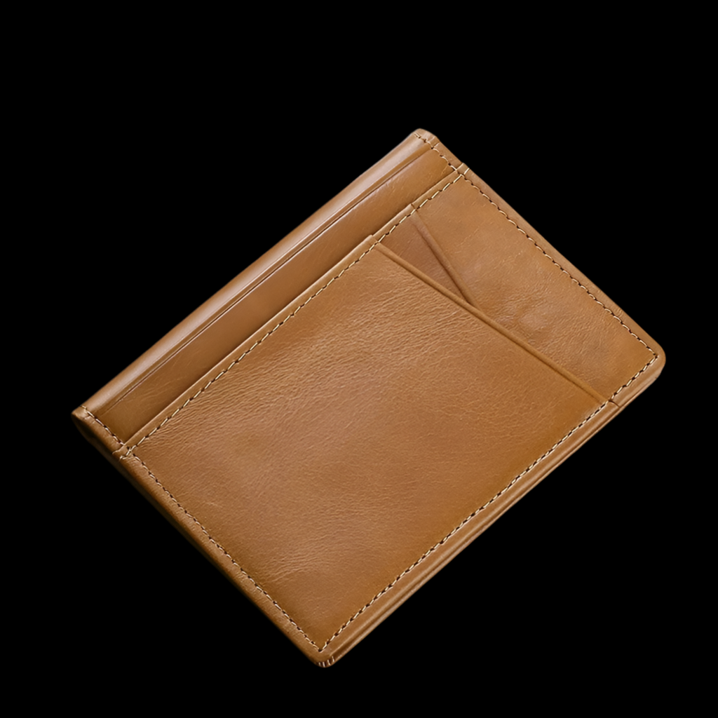 Noir&Blanc Souverain Compact – Minimalist Card Holder